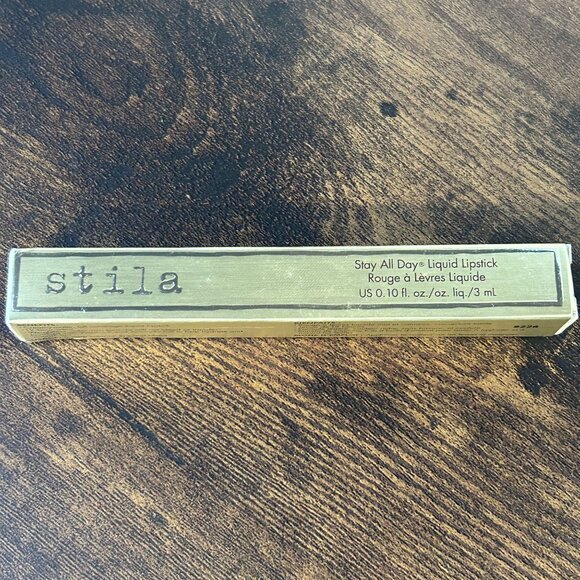 NEW Stila Beso Stay All Day Liquid Lipstick True Red Lip .10 fl oz Full Size - Picture 8 of 9